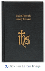 Saint Joseph Daily Gregorian Missal - Click to enlarge
